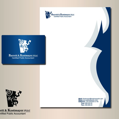 CPA Firm Letterhead and Logo Design