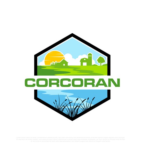CORCORAN city logo