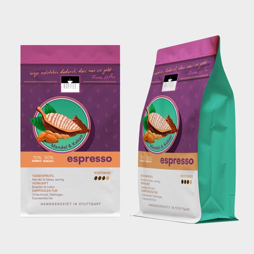 Espresso coffee packaging