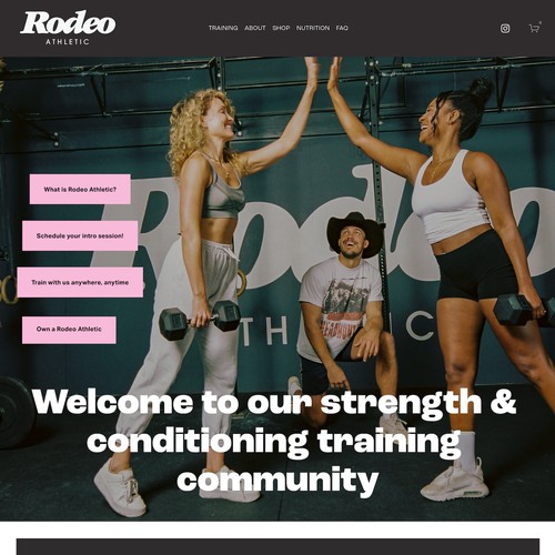 Rodeo Athletic SEO and Design