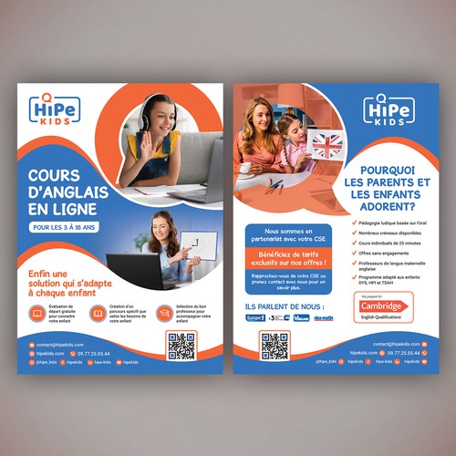 leaflet for online Eleaflet for online English schoolnglish school