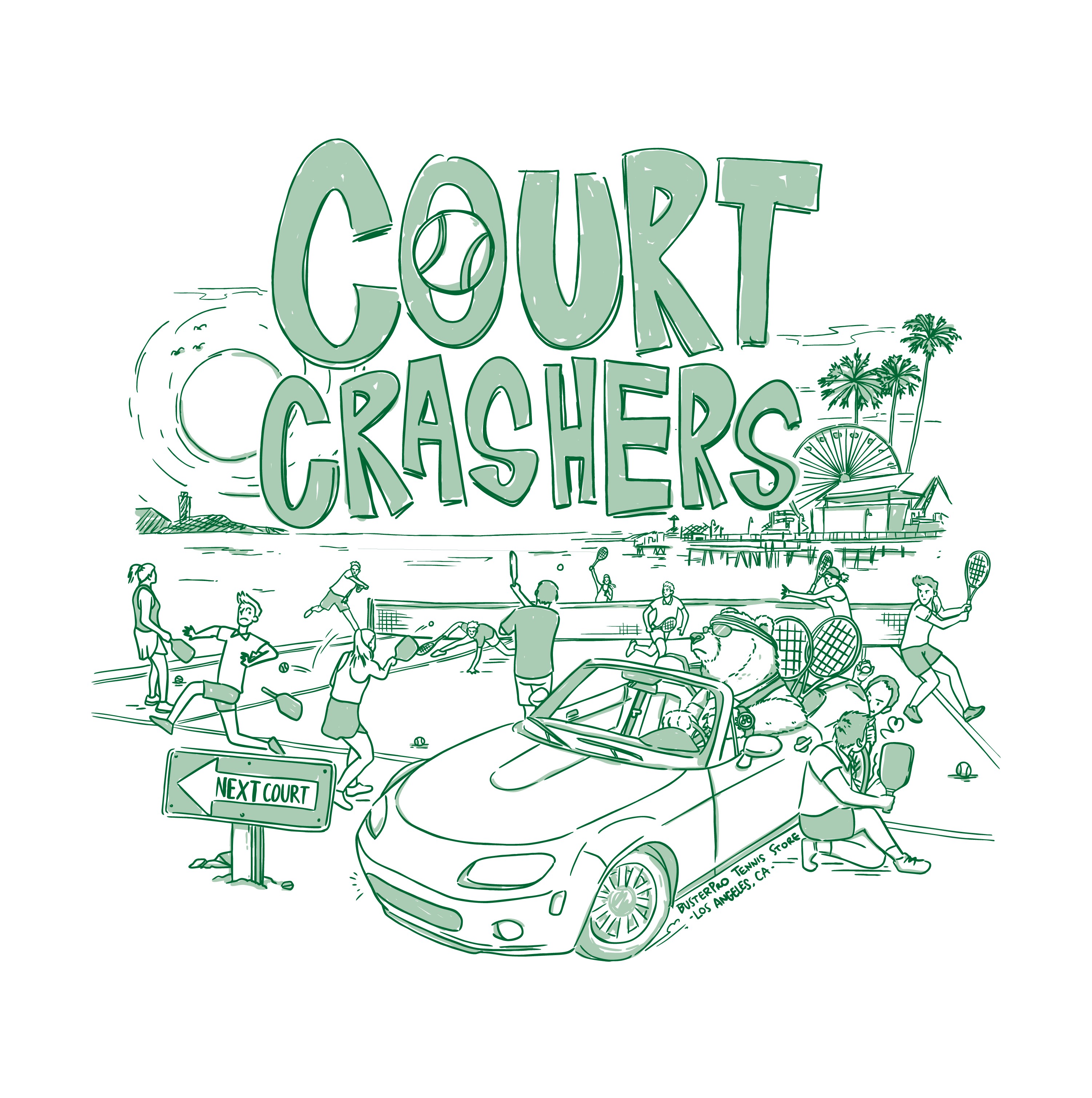 Satire: Tennis VS Pickleball in Bougie Los Angeles