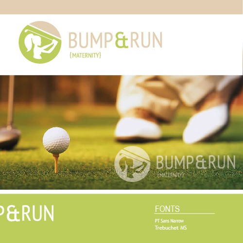 Create a logo for maternity women's golf clothing line