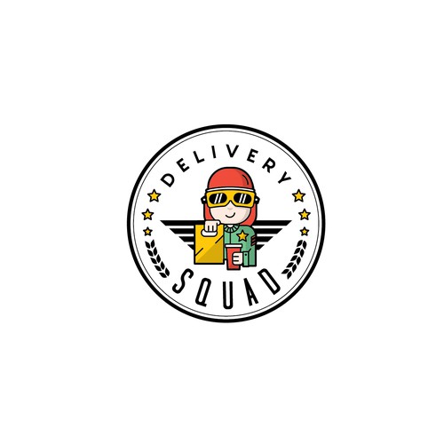 Logo design for a delivery service