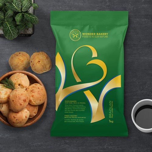 Premium Brazilian Bakery Package Design