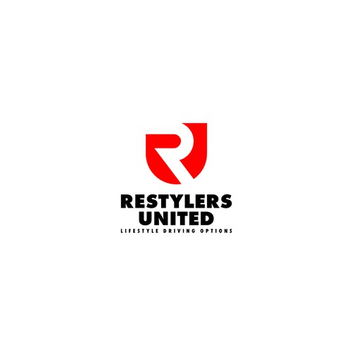 Dynamic and strong logo for Restylers United