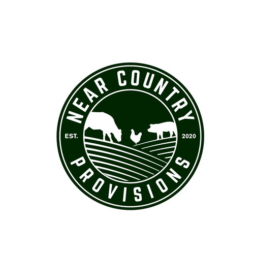 Near Country Provisions Logo Design