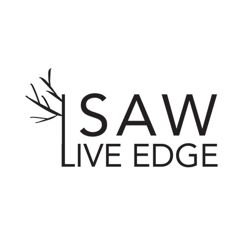 Saw Live Edge. Logo