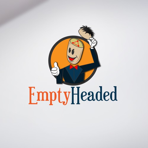  logo for a "satirical" Empty headed character  