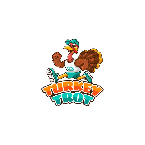 A fun logo for an annual 5k run