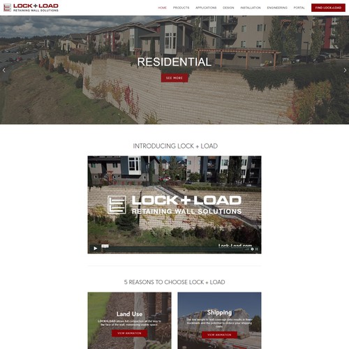 Lock + Load Website Design