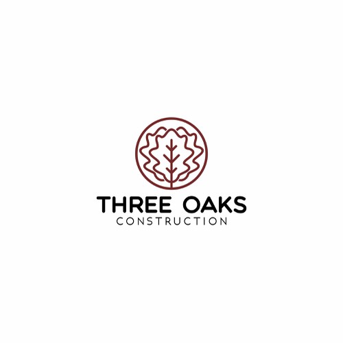 three oaks construction logo