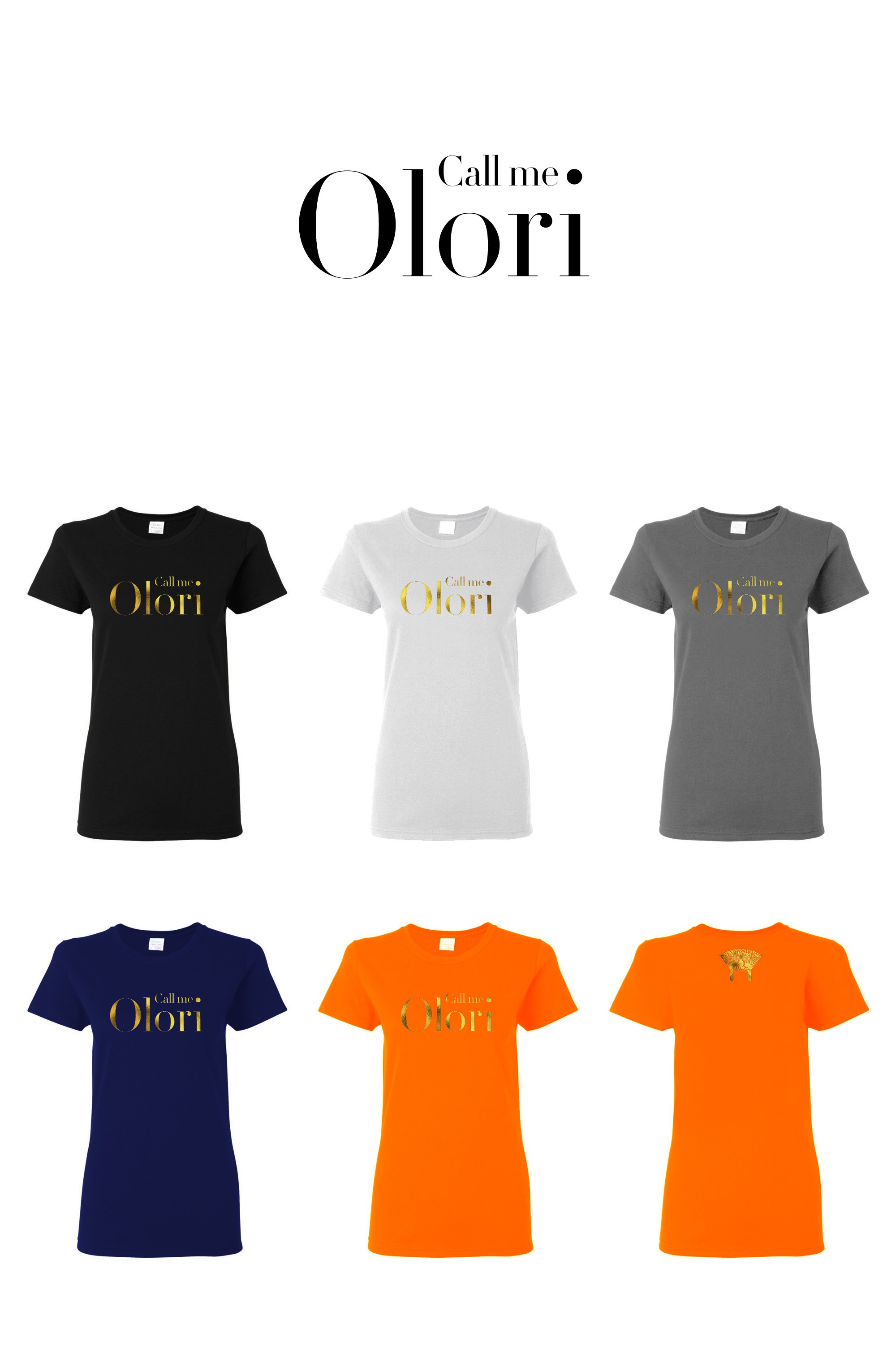Design a powerful statement t-shirt for Olori