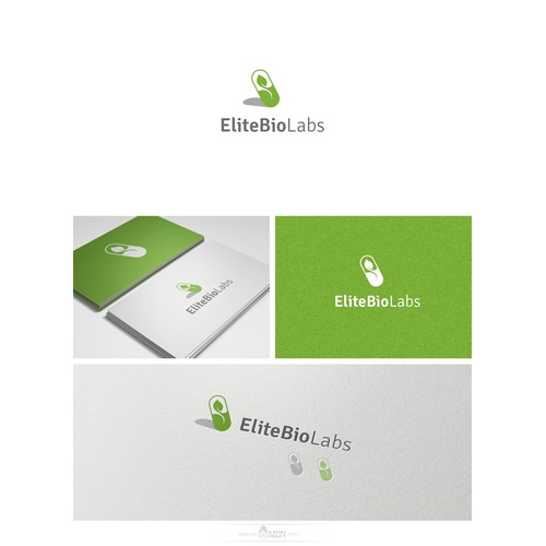 Create a logo to set Elite Bio Labs apart from the supplement manufacturer crowd.