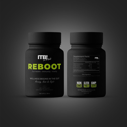 Supplement and skincare products packaging