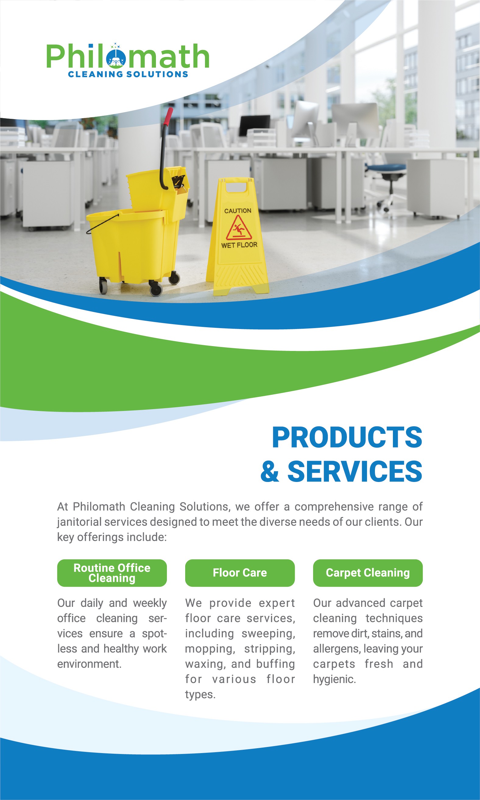 Flyer Philomath Cleaning Solutions 