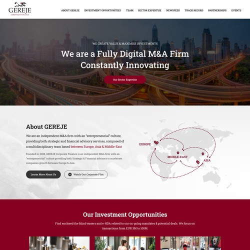 Home page for International Investment Bank