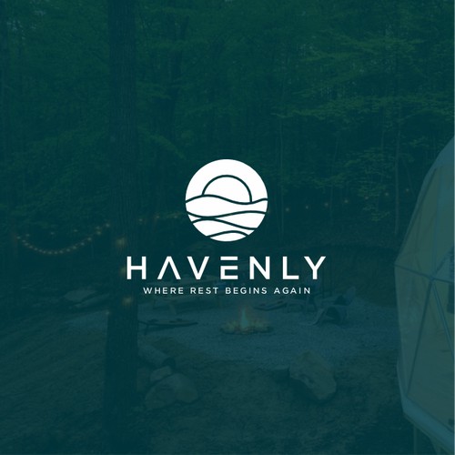 Minimalist Modern and Abstract Resort Logo