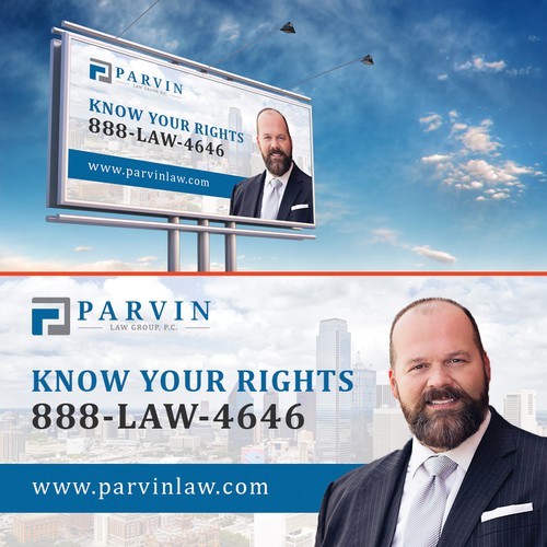 Parvin Law Billboard Ad