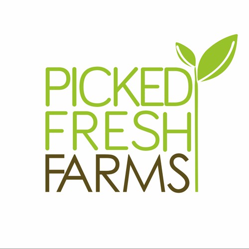 Logo concept for Picked Fresh Farms