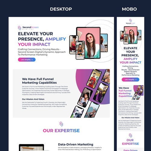 Empowering Growth: Second Screen Digital Website Design