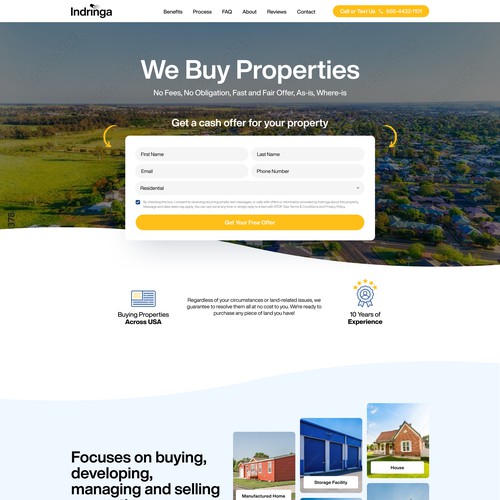 Indringa Properties Web Design