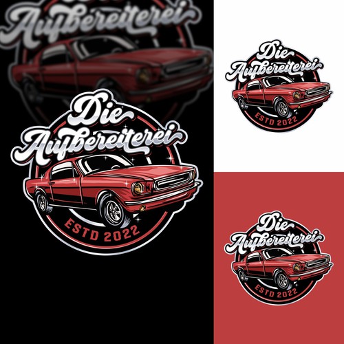 Auto Detailing concept logo