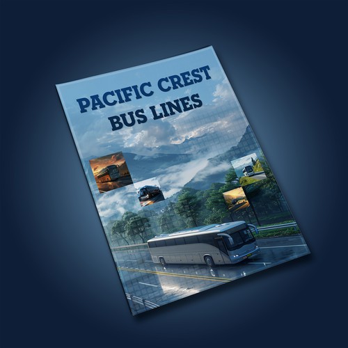 PACIFIC CREST BUS LINES || FLYER DESIGN