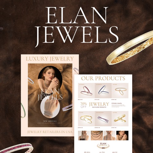 Luxury Jewelry Brochure Design