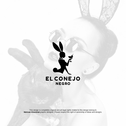 El Conejo Negro Logo