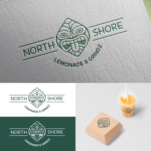 Logo concept for North Shore Lemonade & Grindz