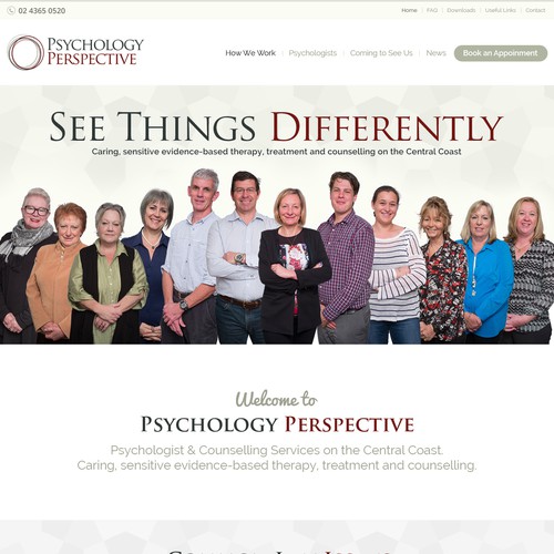 New website for our psychology practice - help us help others.