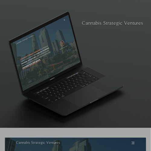 Cannabis Strategic Venture - Web Design