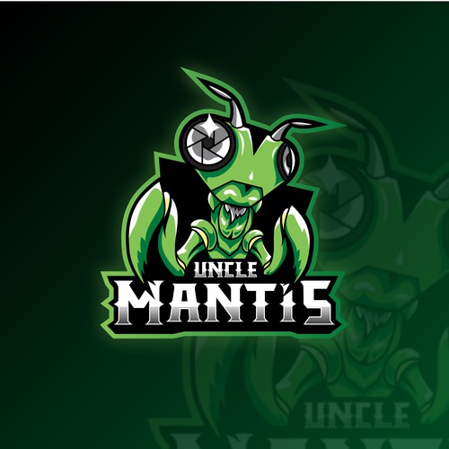 Mascot logo for Uncle Mantis