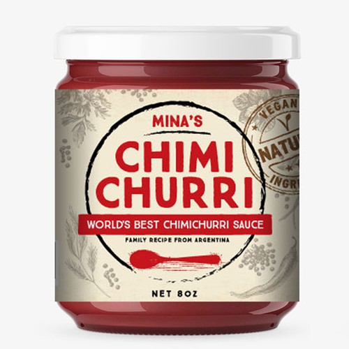 Label Design for World's Best Chimichurri