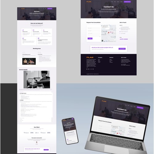 Streamline: A Modern, Elegant, and Professional Web Design Concept for Your Service Company
