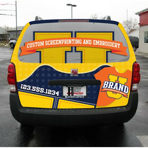 SUV wrap design