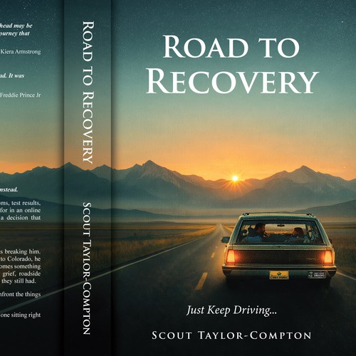 Road to recovery Book cover design