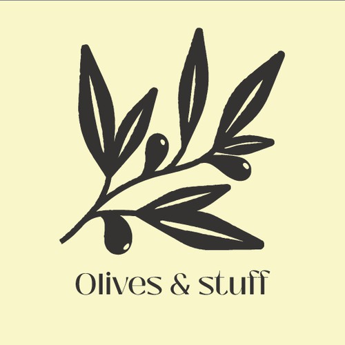 Concept logo olive branch