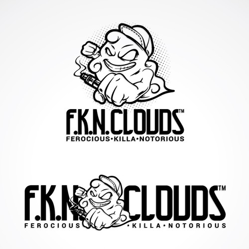 Character Logo of Cloud Chasing (Personal Vaporizer)