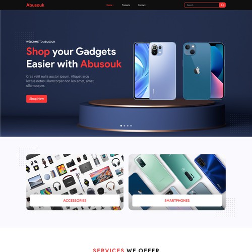 E-commerce webapp design