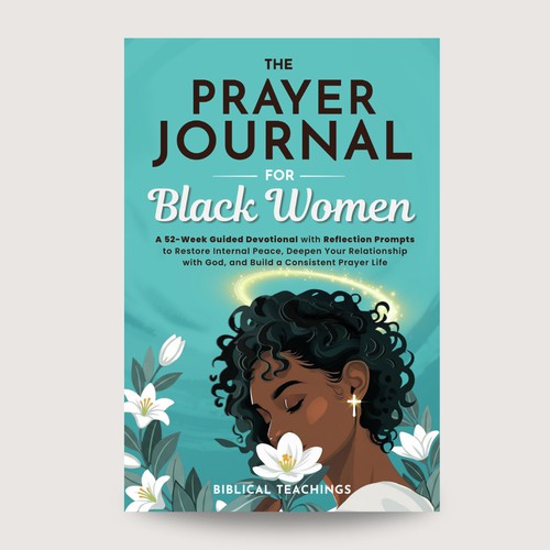 Prayer Journal ebook for black women concept design