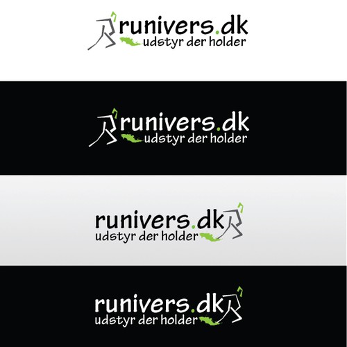 Running simple logo