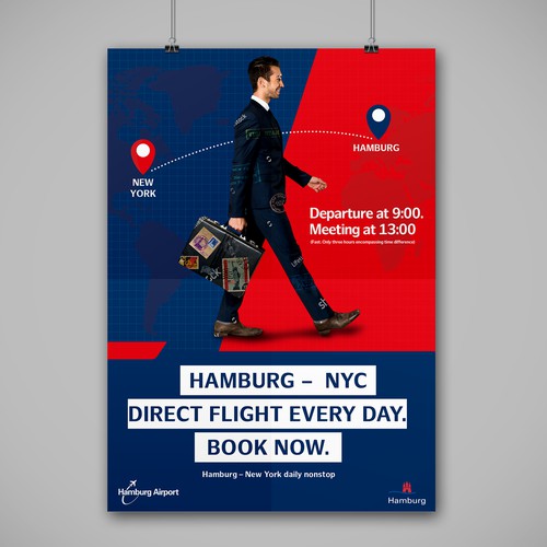 poster for hamburg airport