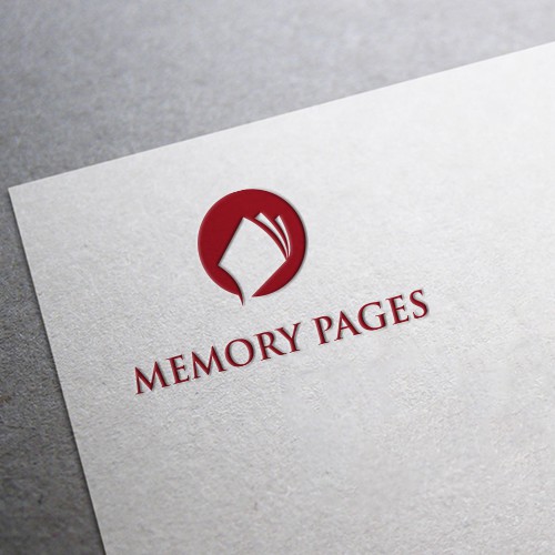Create a Logo for a website that helps people remember loved ones who have died -- Memory Pages