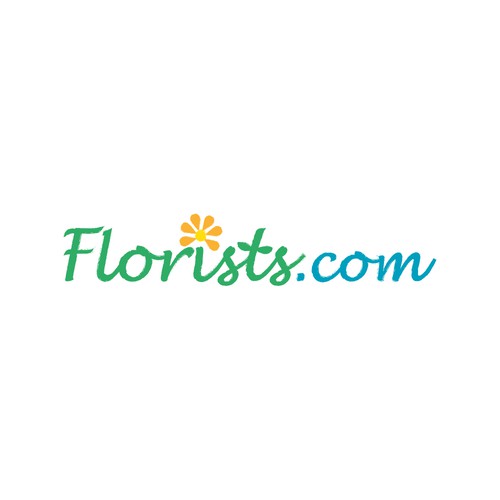 Simple logo for florists.com