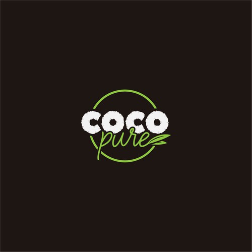 Coco Pure logo design concept