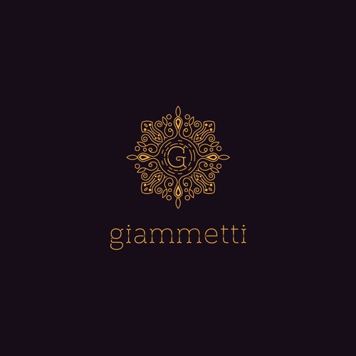 Fashion logo for Giammetti foundation.