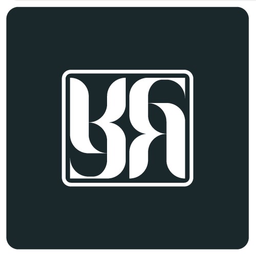 Ambigram K and G monogram Logo