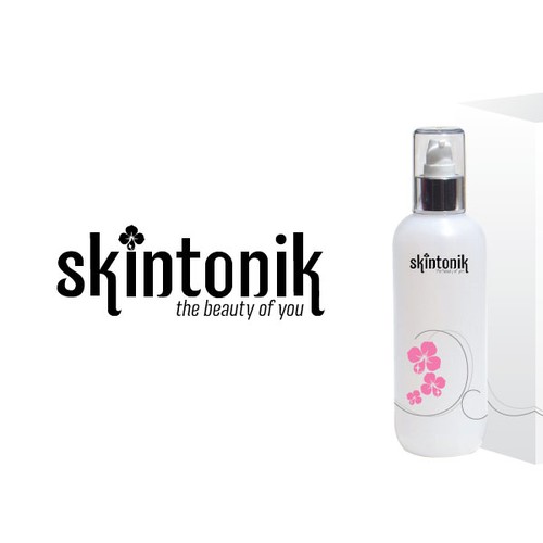 logo and packaging concept for SKINTONIK
